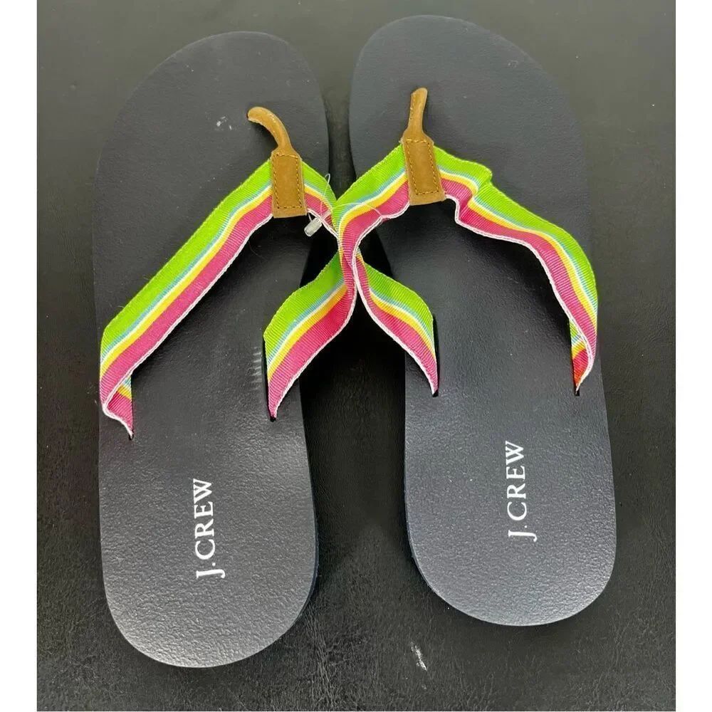 J.Crew Ribbon Thong sandals